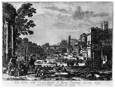 Campo Vacino, c1620-1680 by Claude Lorrain