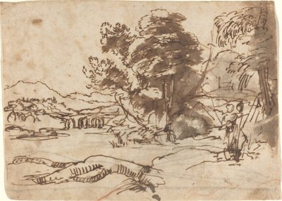 River Landscape by Claude Lorrain