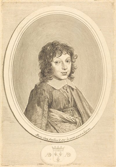 Armand de Bourbon, Prince of Condé by Claude Mellan