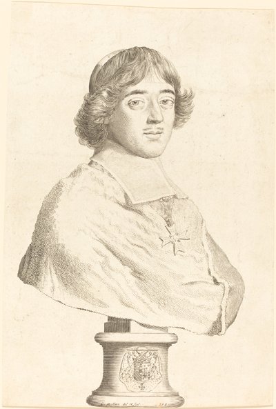 Cardinal de Bouillon by Claude Mellan
