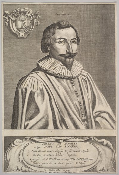Charles de Bouques by Claude Mellan