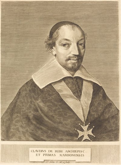 Claude de Rebe by Claude Mellan