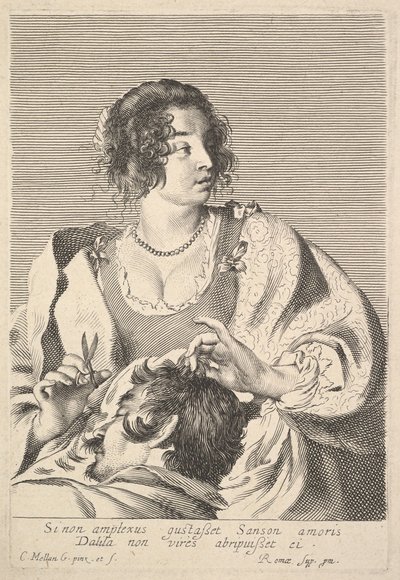 Delilah Cutting Samson