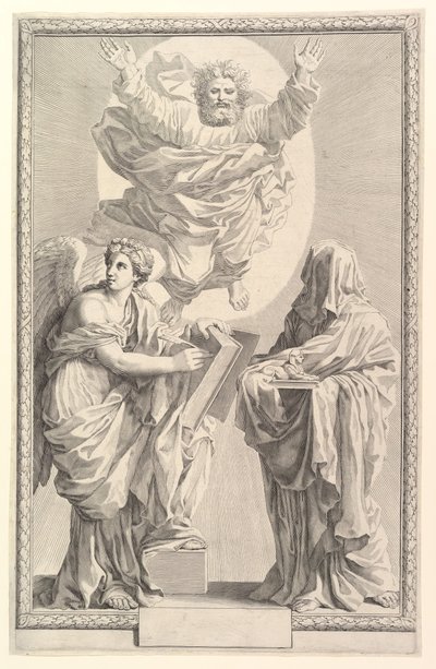 Frontispiece to the Bible, 1642 by Claude Mellan