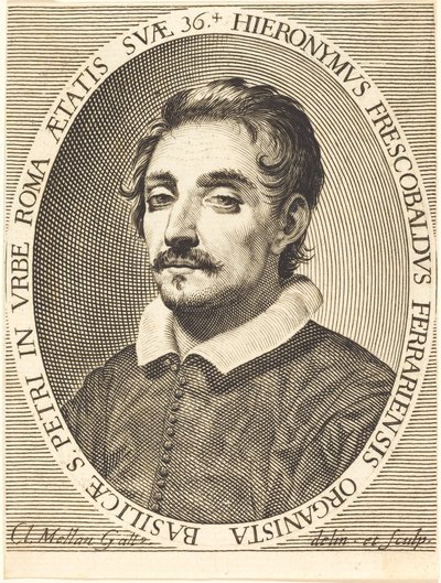 Girolamo Frescobaldi by Claude Mellan