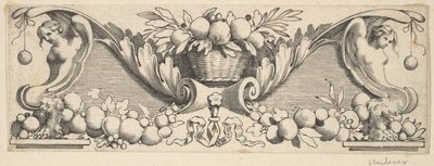 Headband: Basket of Fruit by Claude Mellan
