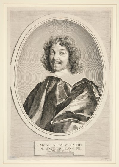 Henri Louis Habert de Montmor by Claude Mellan