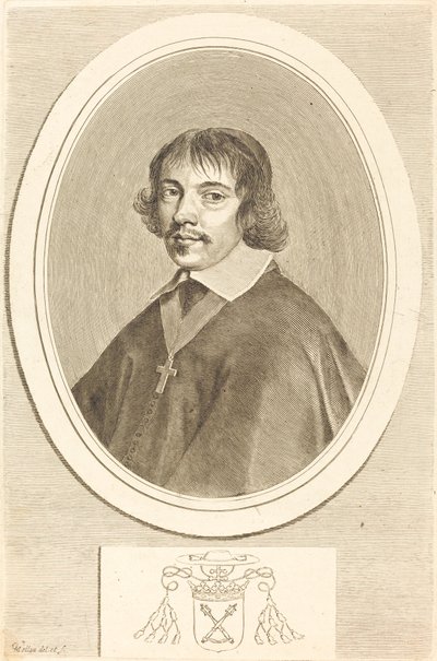 Jean-François Paul de Gondi, Cardinal of Retz by Claude Mellan