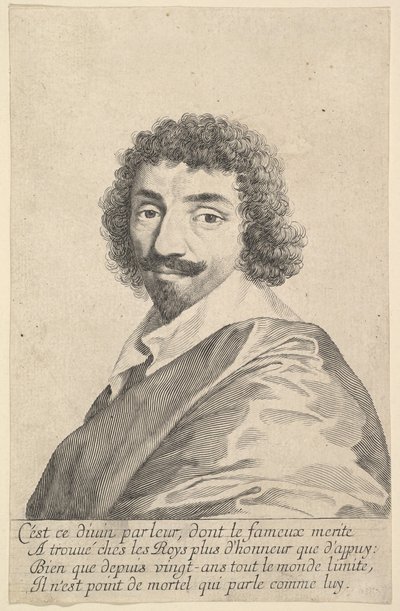 Jean-Louis Guez de Balzac by Claude Mellan