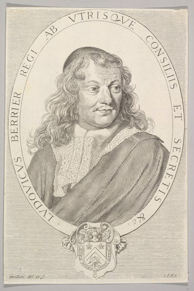 Louis Berryer by Claude Mellan