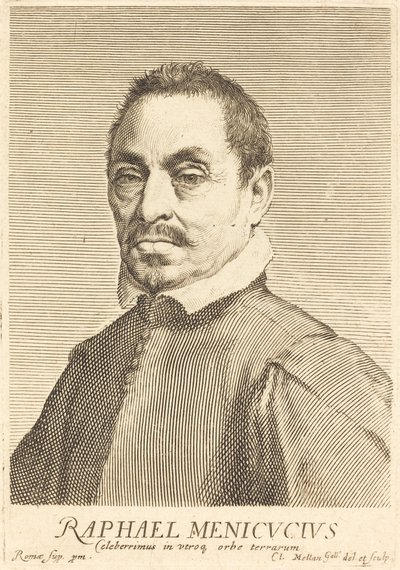 Raffaello Menicucci by Claude Mellan