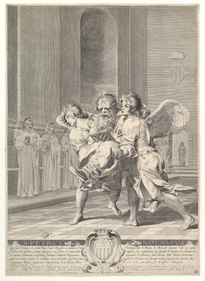 Saint Peter Nolasque by Claude Mellan