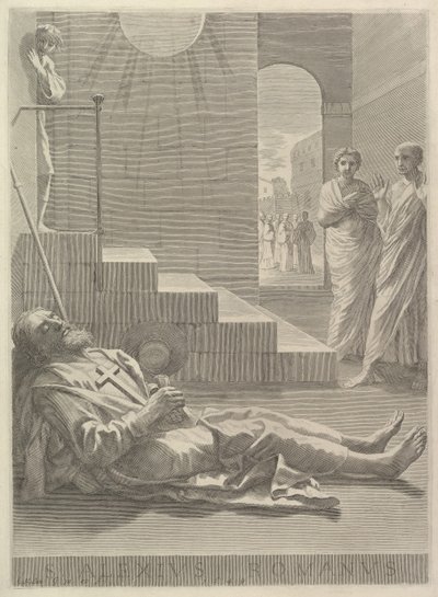 St. Alexis by Claude Mellan