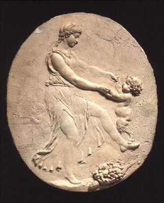 Bacchante and an Infant Satyr by Claude Michel Clodion