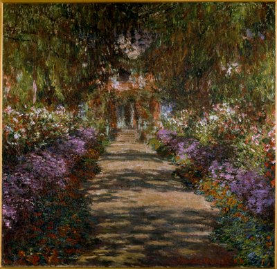 Alley in the Garden of Giverny by Claude Monet