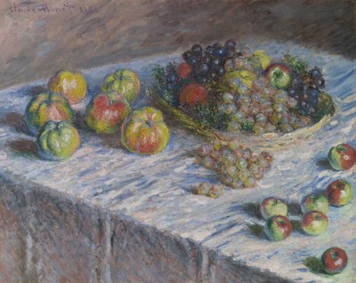 Apples and Grapes, 1880 by Claude Monet