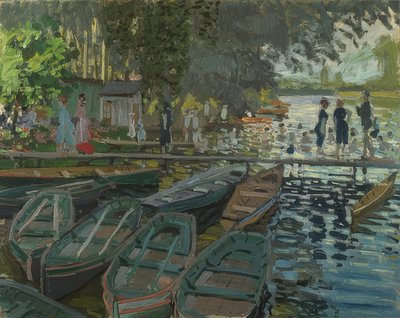 Bathers at La Grenouillère. 1869 by Claude Monet