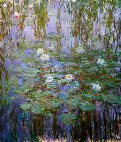 Blue Water Lilies (detail) by Claude Monet