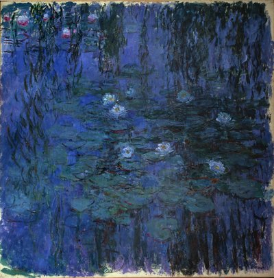 Blue Waterlily by Claude Monet