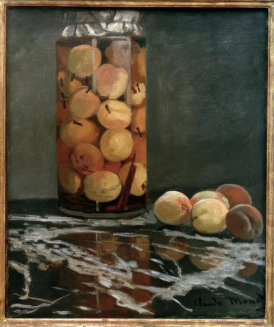 Jar of Peaches by Claude Monet