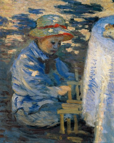 Breakfast in the Garden by Claude Monet