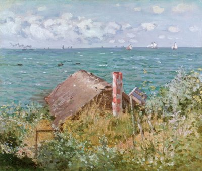 Cabin at Sainte-Adresse by Claude Monet