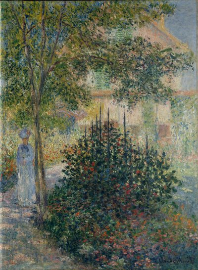 Camille Monet in the Garden at Argenteuil by Claude Monet