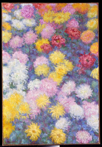 Chrysanthemums by Claude Monet