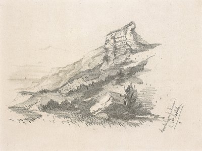 Cliff at Ste Adresse by Claude Monet