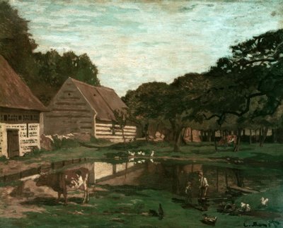 Farmyard in Normandy by Claude Monet