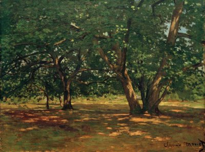 Forest of Fontainebleau by Claude Monet