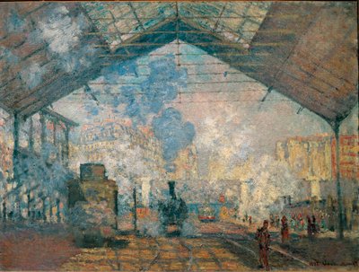 Gare Saint-Lazare by Claude Monet