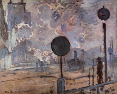 Gare Saint Lazare (Le Signal) by Claude Monet