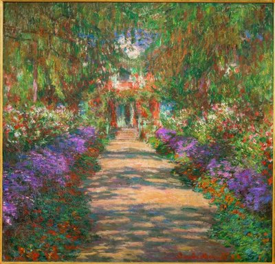 Garden in Giverny by Claude Monet