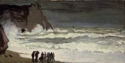 Big Sea at Etretat by Claude Monet