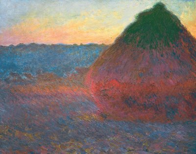 Haystacks by Claude Monet
