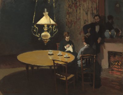 Interior, After Dinner by Claude Monet