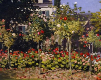 Garden in Bloom by Claude Monet