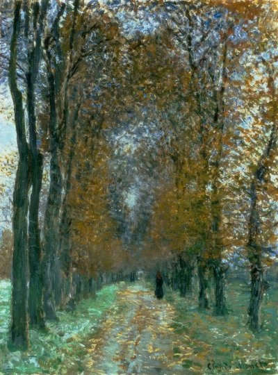 The Alley by Claude Monet