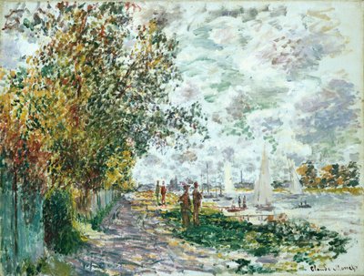 The Bank of Petit-Gennevilliers by Claude Monet
