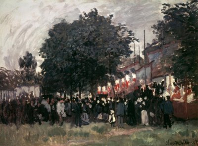 The Festival of Argenteuil by Claude Monet