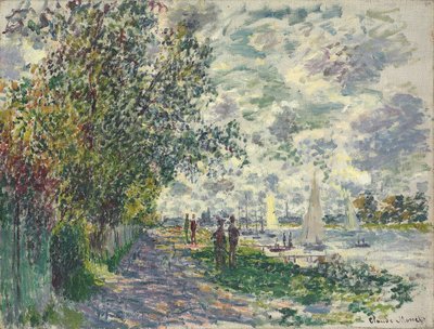 The Bank of Petit-Gennevilliers by Claude Monet
