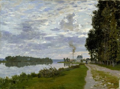The Promenade of Argenteuil by Claude Monet