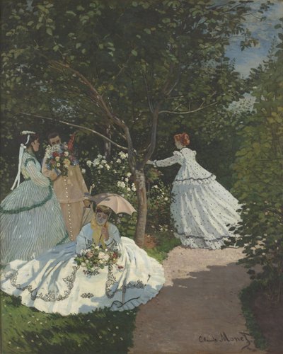 Ladies in the Garden by Claude Monet