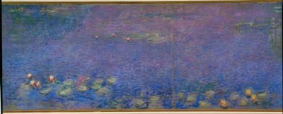 The Water Lily Pond without Willows, Morning by Claude Monet