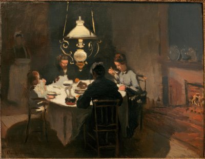 The Dinner by Claude Monet