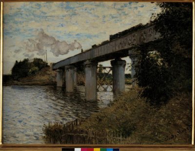 The Railway Bridge at Argenteuil by Claude Monet
