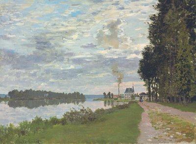 The Promenade at Argenteuil by Claude Monet
