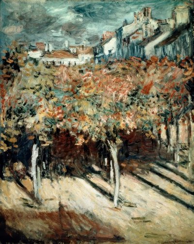 The Lindens at Poissy by Claude Monet