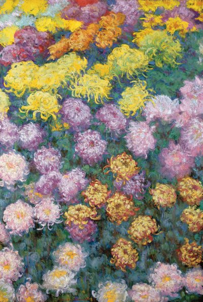 Massif of Chrysanthemums by Claude Monet